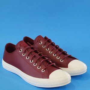 Converse CTAS Low 'Team Red' Leather Men's Sneakers 170102C NWT